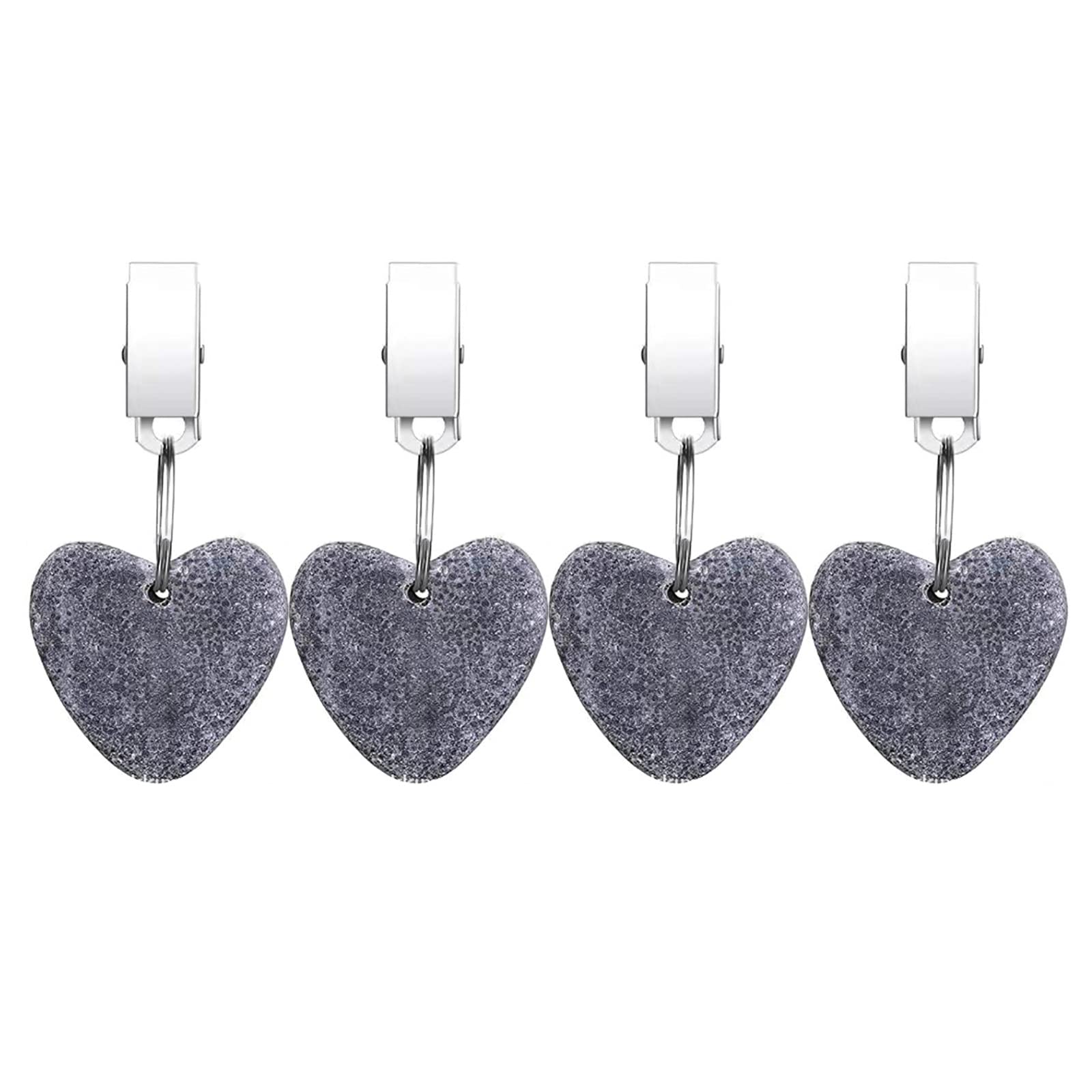 Jazuaiao 4pcs / set Tablecloth Weights Teartop Tables Cover Charm Pendant Decor Supplies for Hangable Cloth Clip Buckles Tablecloth Clip
