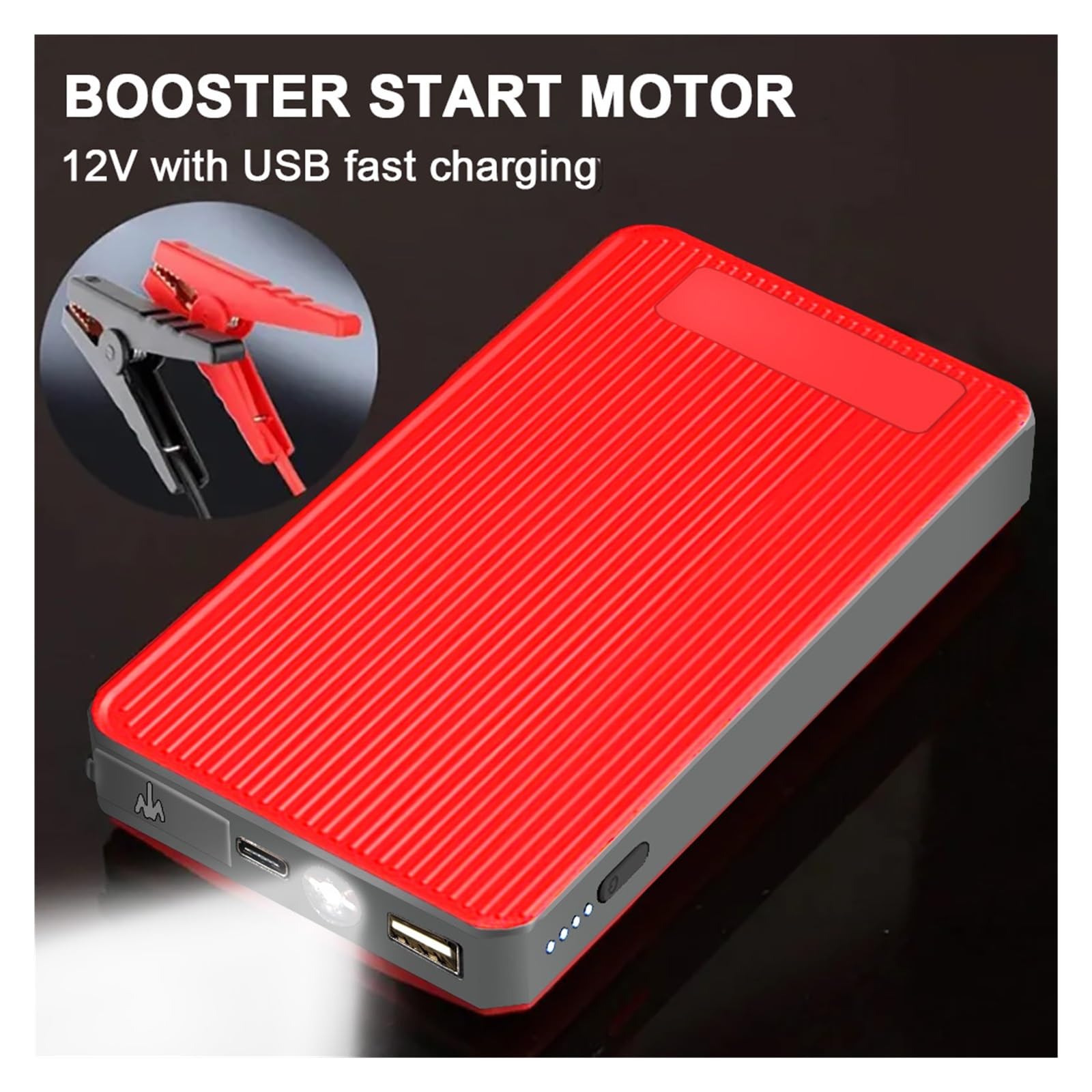 800A 20000mAH High Power Urządzenie Do Uruchamiania Awaryjnego Samochodu Urządzenie Zapłonowe Przenośny Powerbank Awaryjna Ładowarka Samochodowa Booster Buster Cable