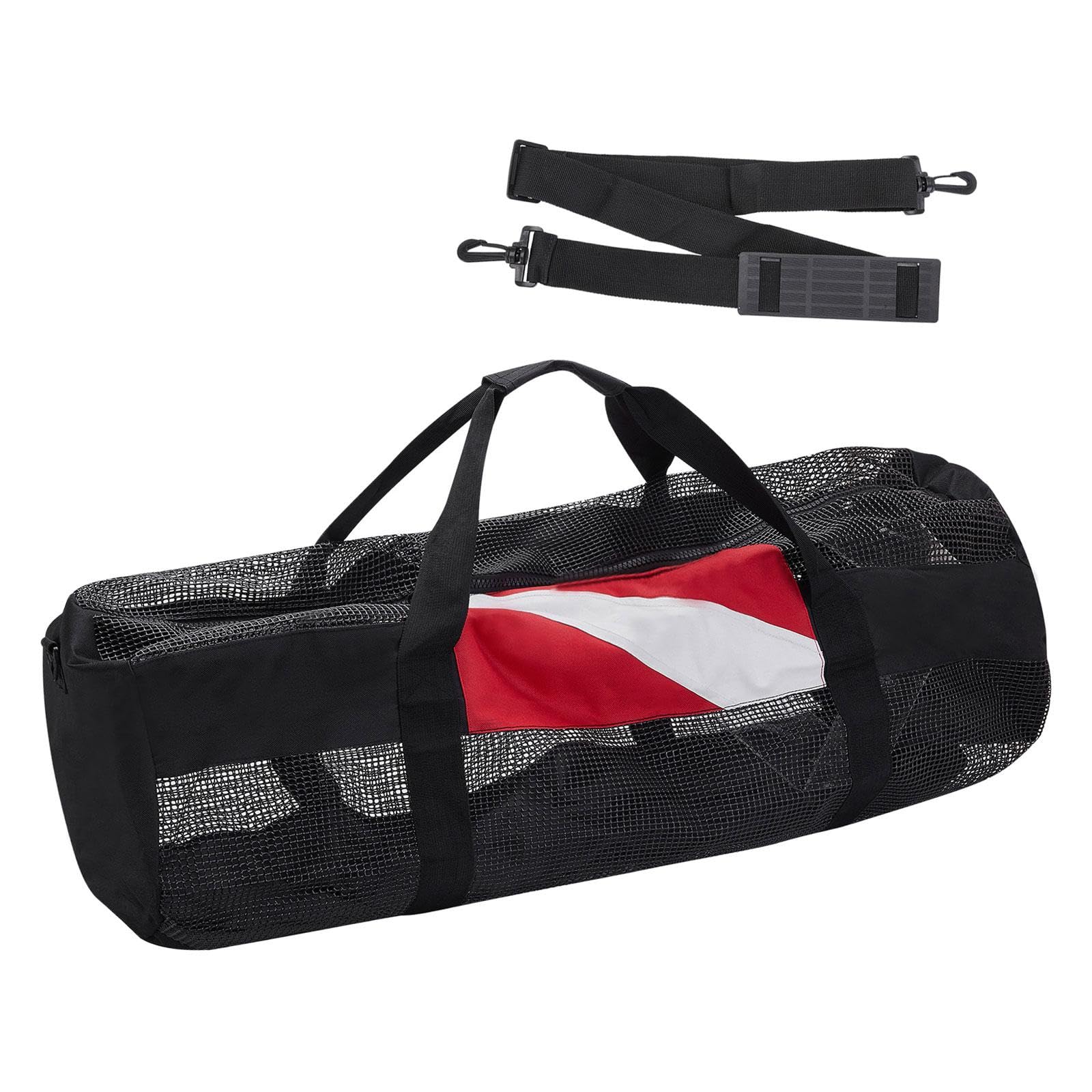 Borsone in Rete Scuba Dive Diving Equipment Borsa in da Snorkeling Portatile in Nylon Durevole Borsa da Trasporto per Immersioni Surf Pesca