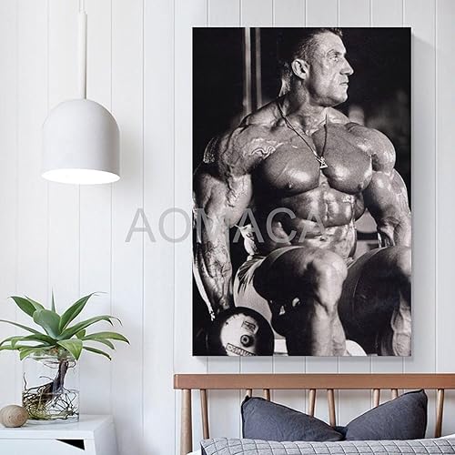Miniatura 5 de MOJDI Póster de arte de fitness Dorian Yates para culturista, pintura en lienzo, póster de arte de pared para dormitorio, sala de estar, decoración