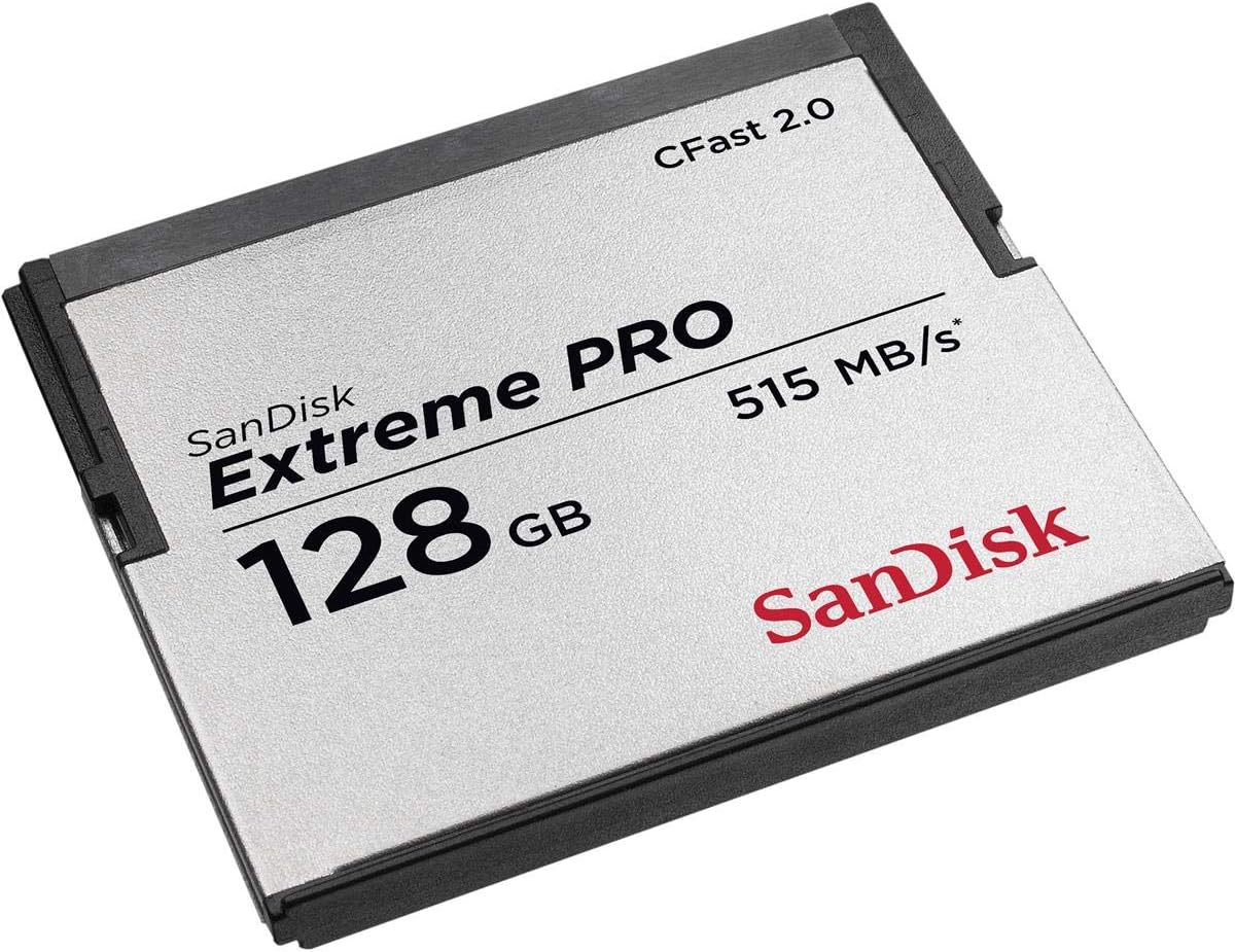 Sandisk Extreme Pro - Flash memory Card - 128 GB - CFast 2.0 - Silver (SDCFSP-128G-A46D)