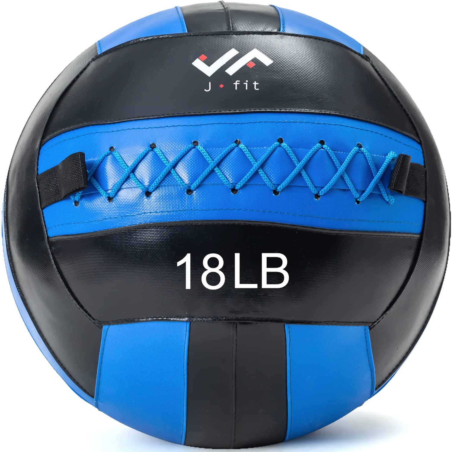 JFit Wall Ball – Premium Soft Weighted Exercise Ball for Strength, Conditioning, Gym & Home Workouts, 4-30 LB