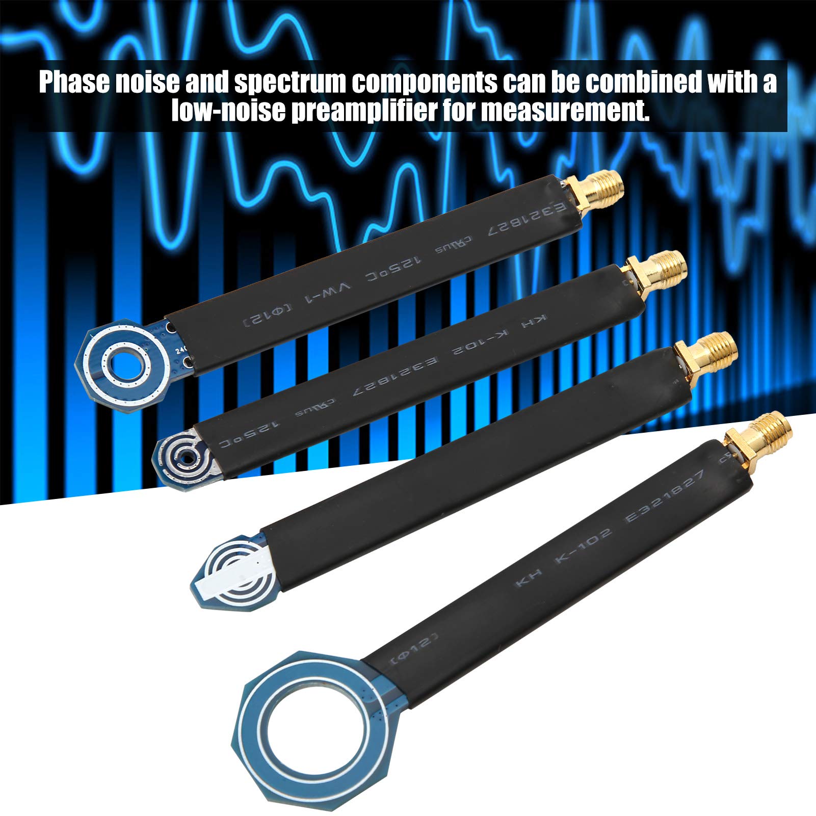 Magnetic Field Probe,4Pcs EMI Near Field Magnetic Field Probes Set Conduction Radiation Test Antennas PCB Board for Radiation Testing PCB Board
