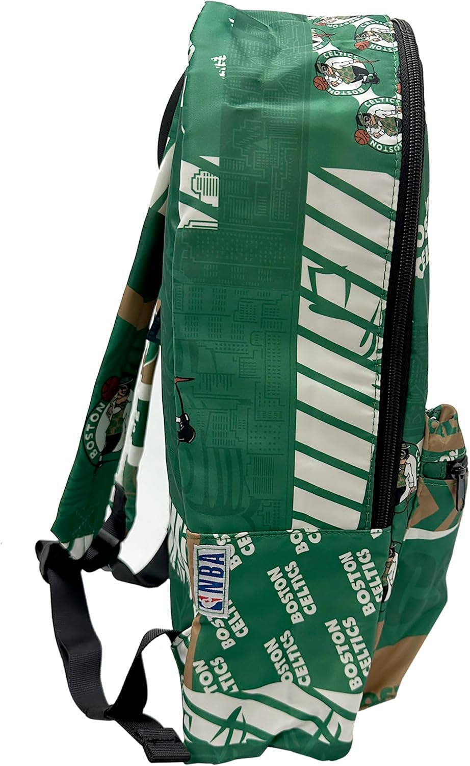 Pro Specialties Group Boston Celtics basketball travel backpack, hiking, gym Backpack durable bag designed for men and women. Ideal for Adults, extra-large & waterproof use for various activities