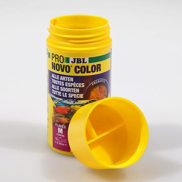 Foto 5 de 6 de JBL Pronovo Color Flakes - Copos de Comida para Todos los Peces de Acuario de 8 a 20 cm, tamaño M, 100 ml