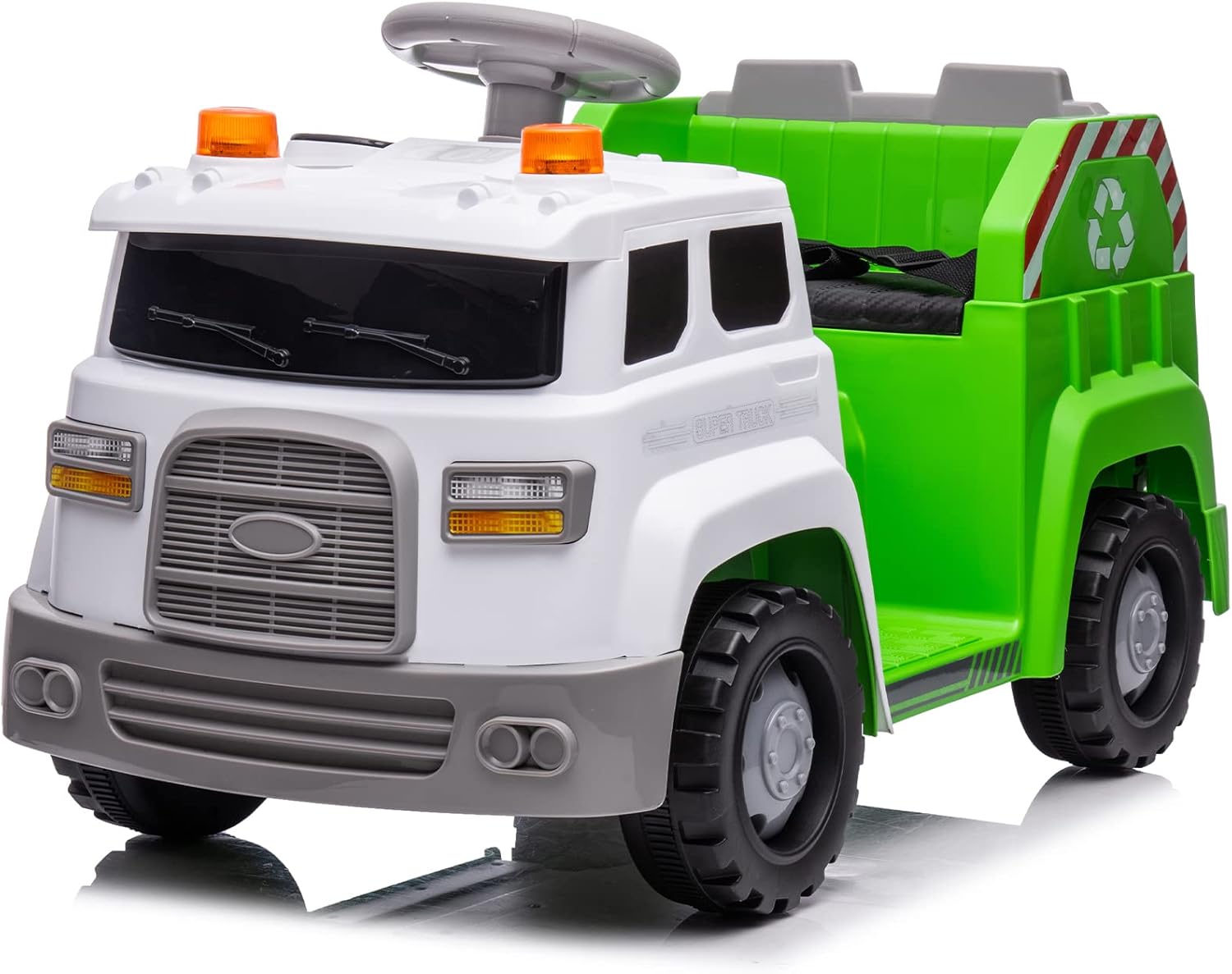 Sopbost 12V Ride On Garbage Truck with Remote Control Ride
