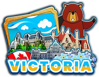 Victoria Canada Magnet Fridge Magnet Wooden 3D Landmarks Travel Collectible Souvenirs Decoration Handmade -2164