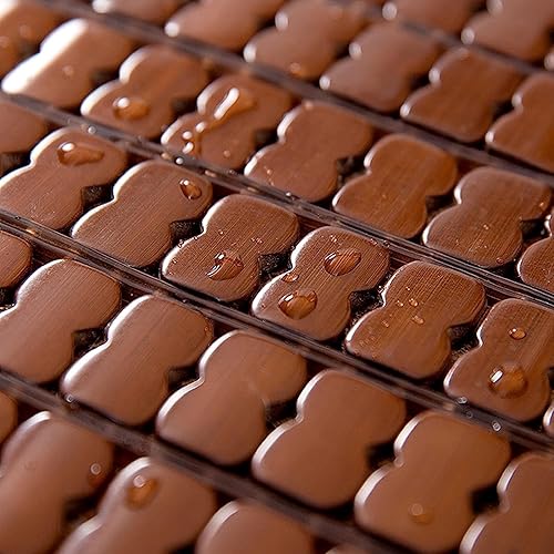 Miniatura 2 de KeewEn Tapete plegable de bambú para cama, refrescante para el verano, absorbe el sudor y es transpirable, cubrecolchón duradero para dormitorio