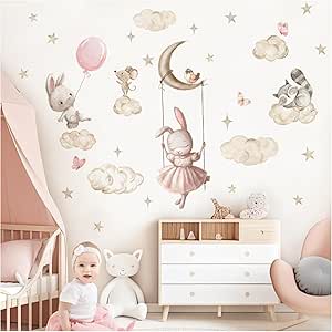 Muralo Wandtattoo Kinderzimmer - Personalisierbar Mit Namen