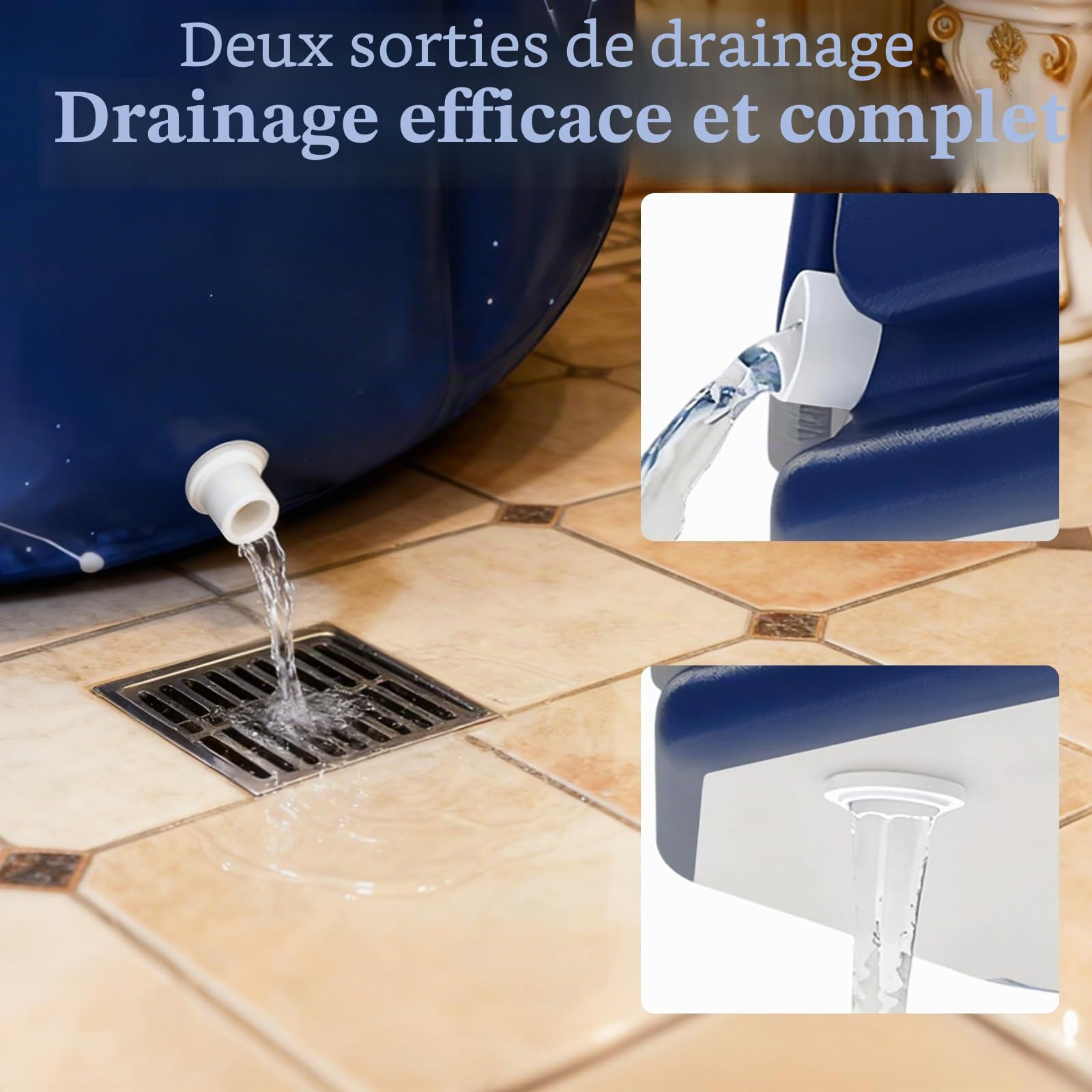 YYW Baignoire pliable pour adultes, grande baignoire plongeante pliable pour récupération, convient pour la maison, l'extérieur, les gymnases (Planet Purple 80 - Ensemble isolant)