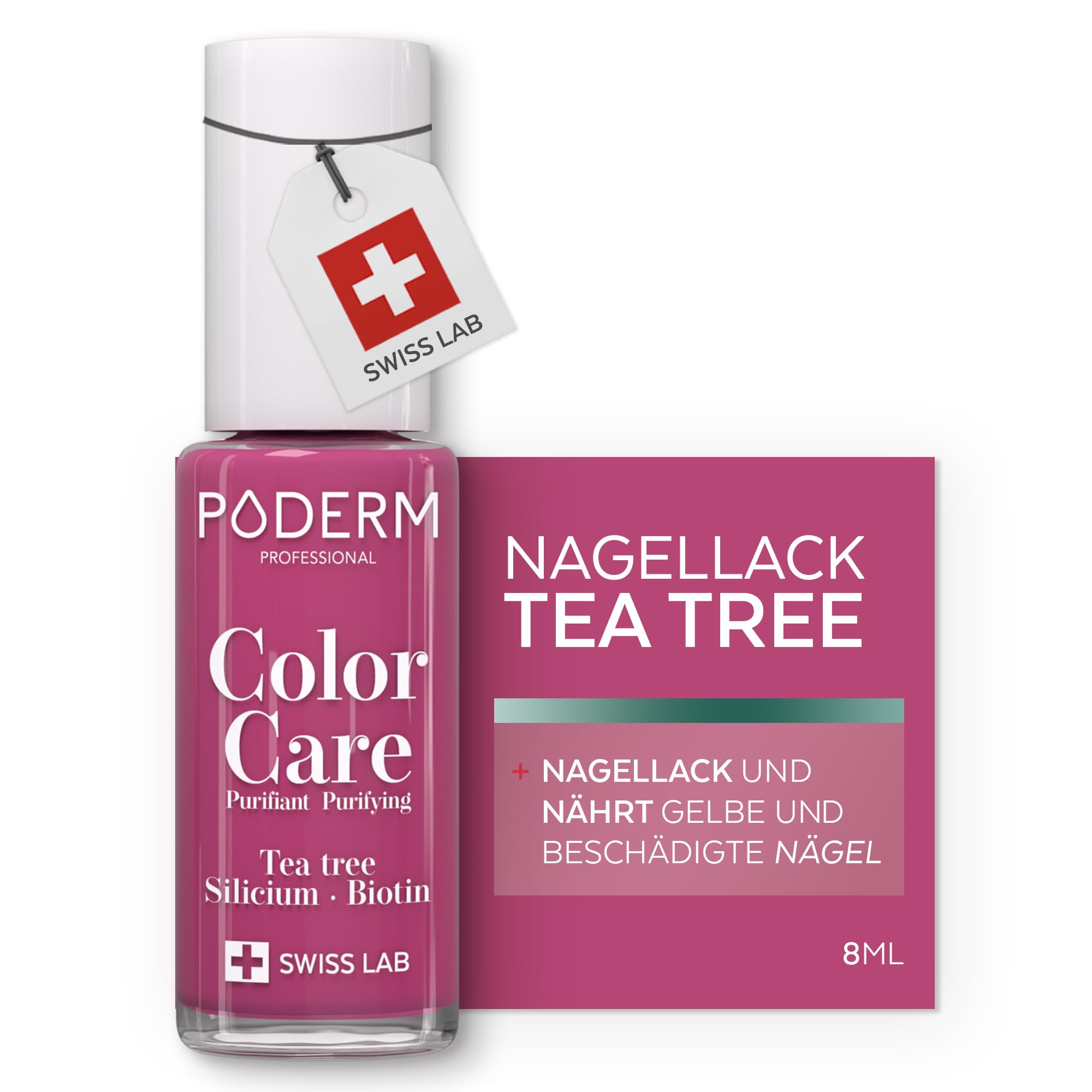 PODERM - HAUTRISSE UND HORNHAUT - Repariert und beruhigt Risse/Nährt und erweicht Hornhaut - INTENSIVE NACHTPFLEGE 8H - 100% natürliche Inhaltsstoffe - Fußpflege - Swiss Made
