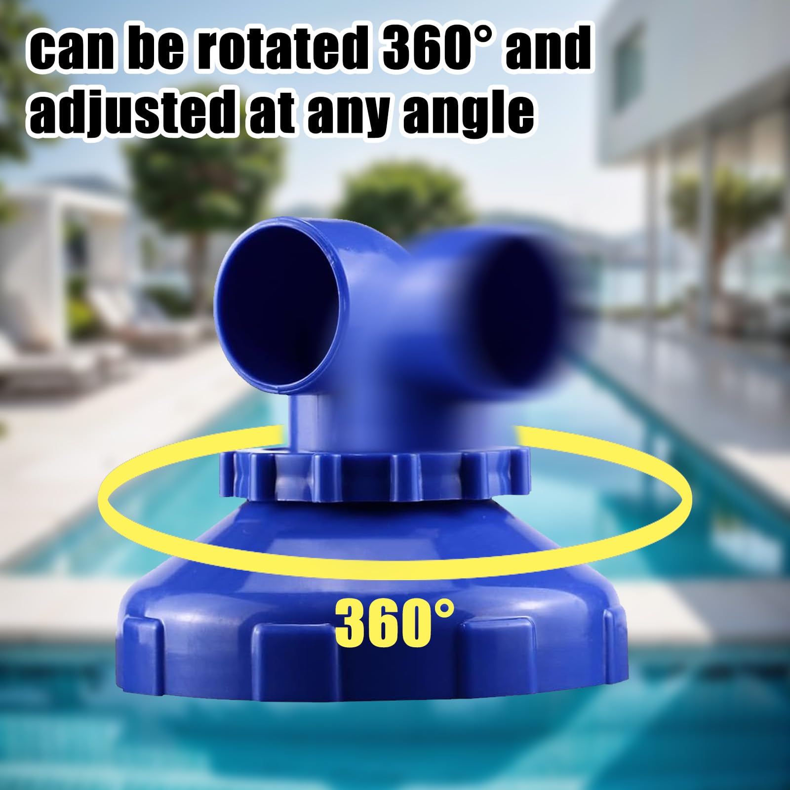 Raccord Buse d'Entrée de Piscine Rotatif 360° 32mm pour Piscine Intex Bestway
