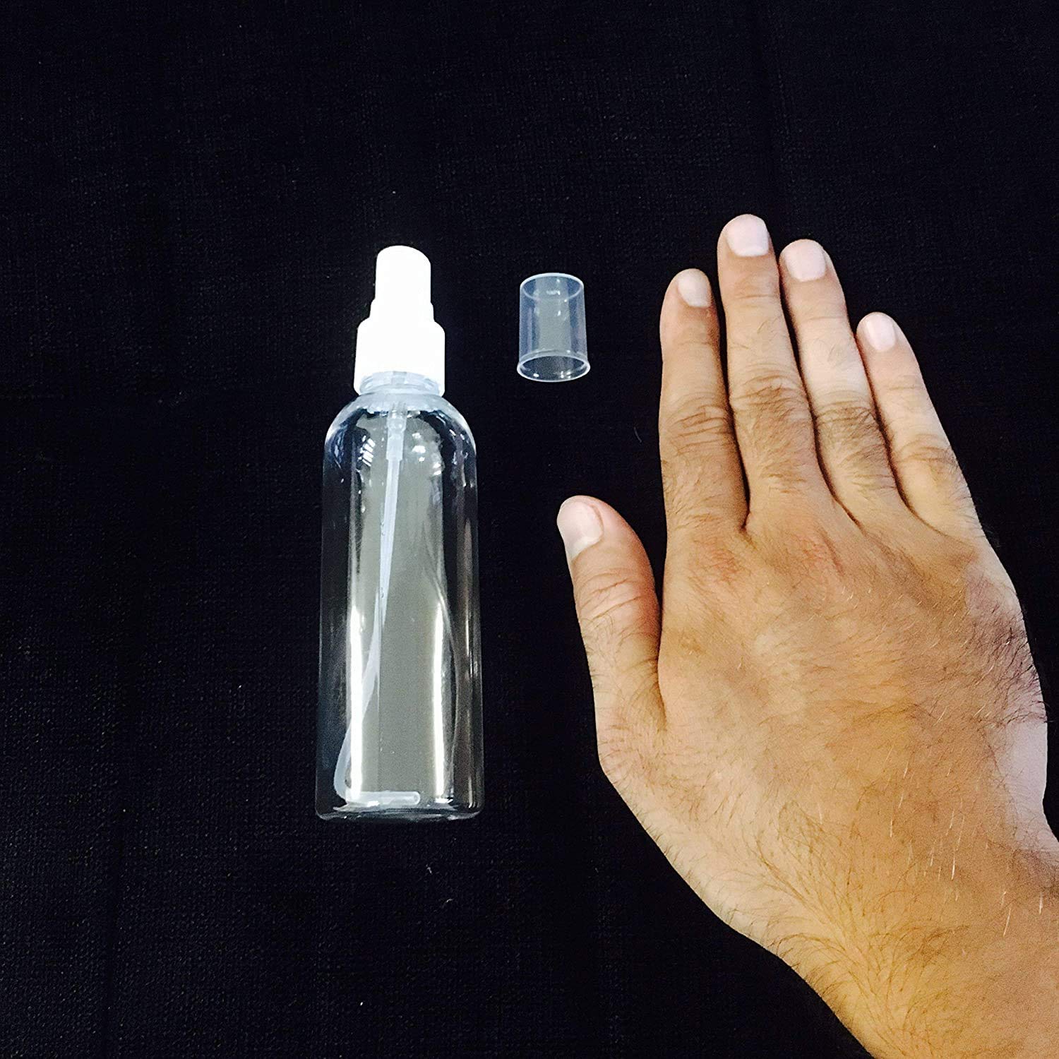 Urban king® 100ml Empt Refillable Fine Mist Sprayer Spray Bottle Atomizer with Ultra-Fine Mist Pump for Multipurpose Purposes (PACK OF 4) 1