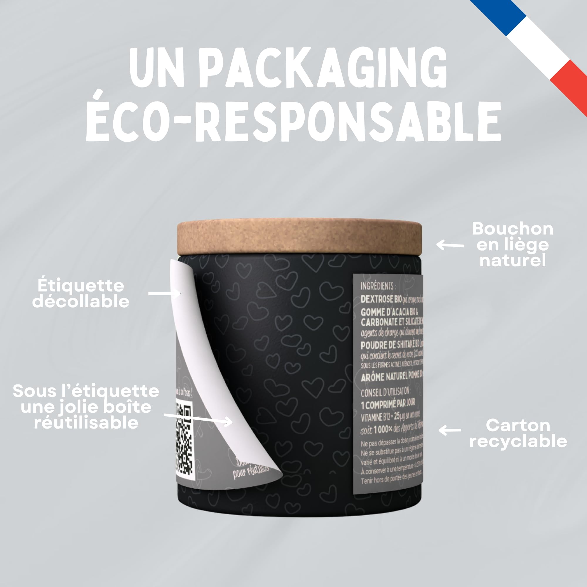 Zinc Bio Vegan 7,5 mg - Soutien Immunité et Peau - Antioxydant Naturel - Cheveux et Ongles - 120 Comprimés - Cure Longue Durée - Formule Douce Fabriquée en France