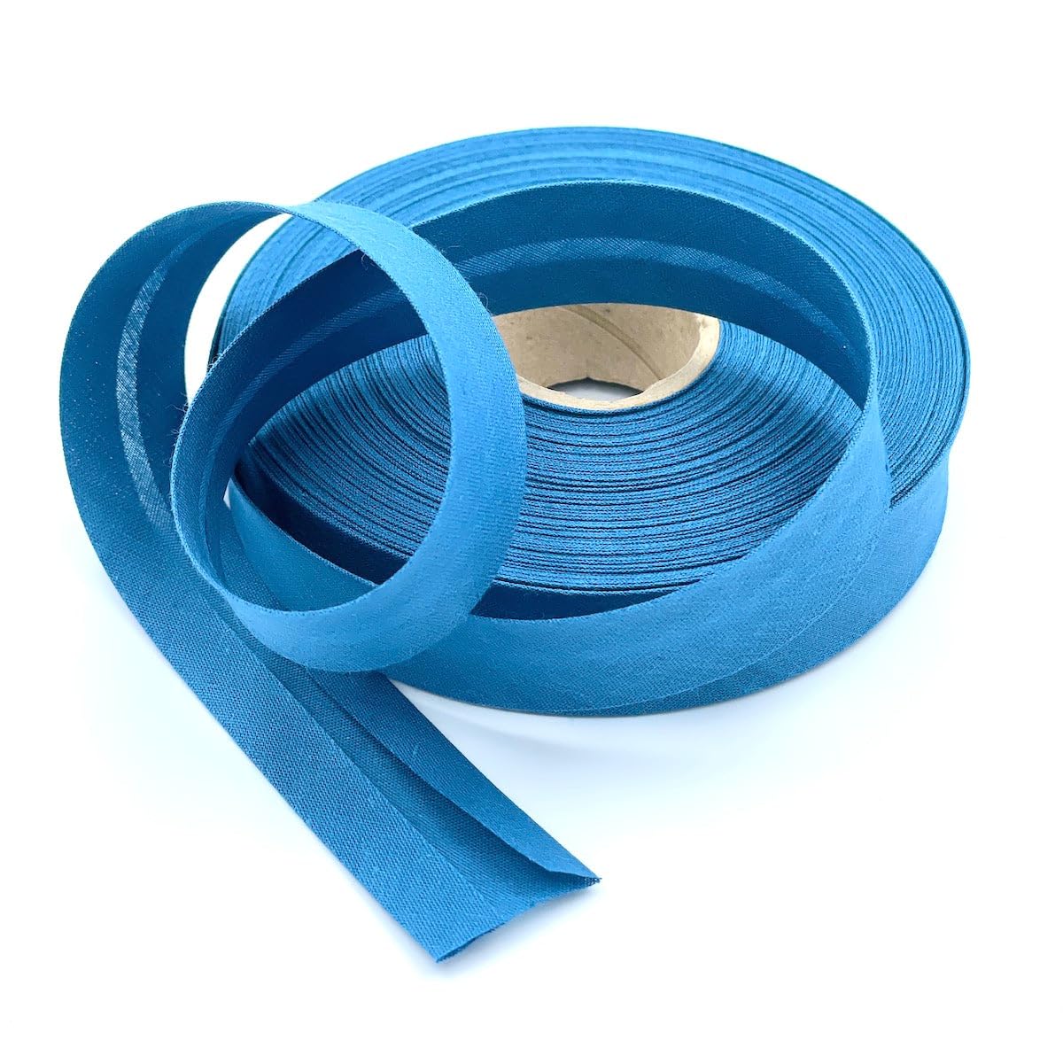 Craft Cult 25mm Wide Plain Bias Binding Tape - 25 Metre Roll (110 - Celestial Blue)