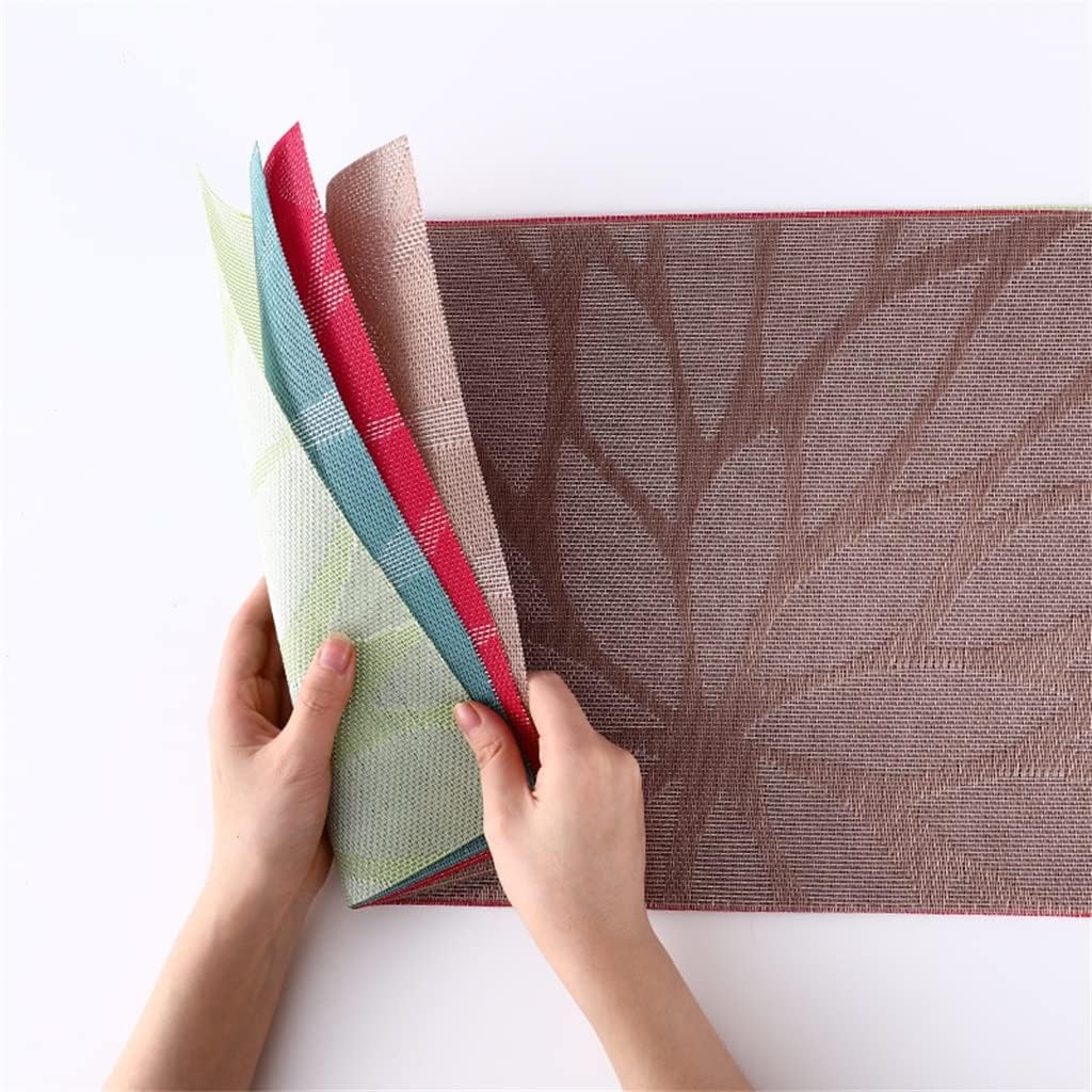 カラフルなパターンのテーブルウェアプレートマット防水断熱テーブルマットPVCプレースマットウエスタンプレースマットコースター