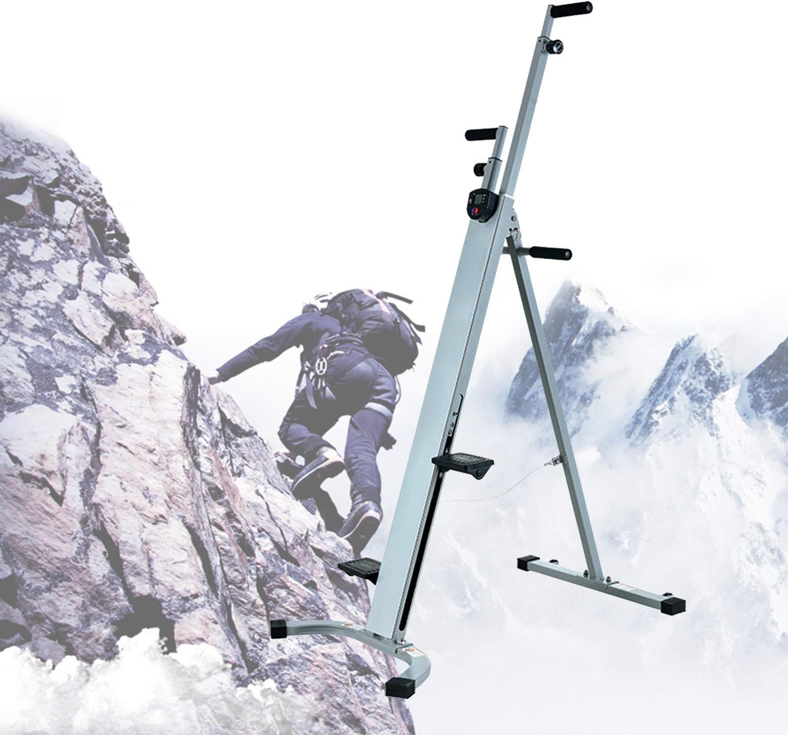 Multifunction Vertical Climber Cardio, Heavy Duty Vertical Climber Machine, Max Load 150kg for Fitness - Climbing - Climbing Motions