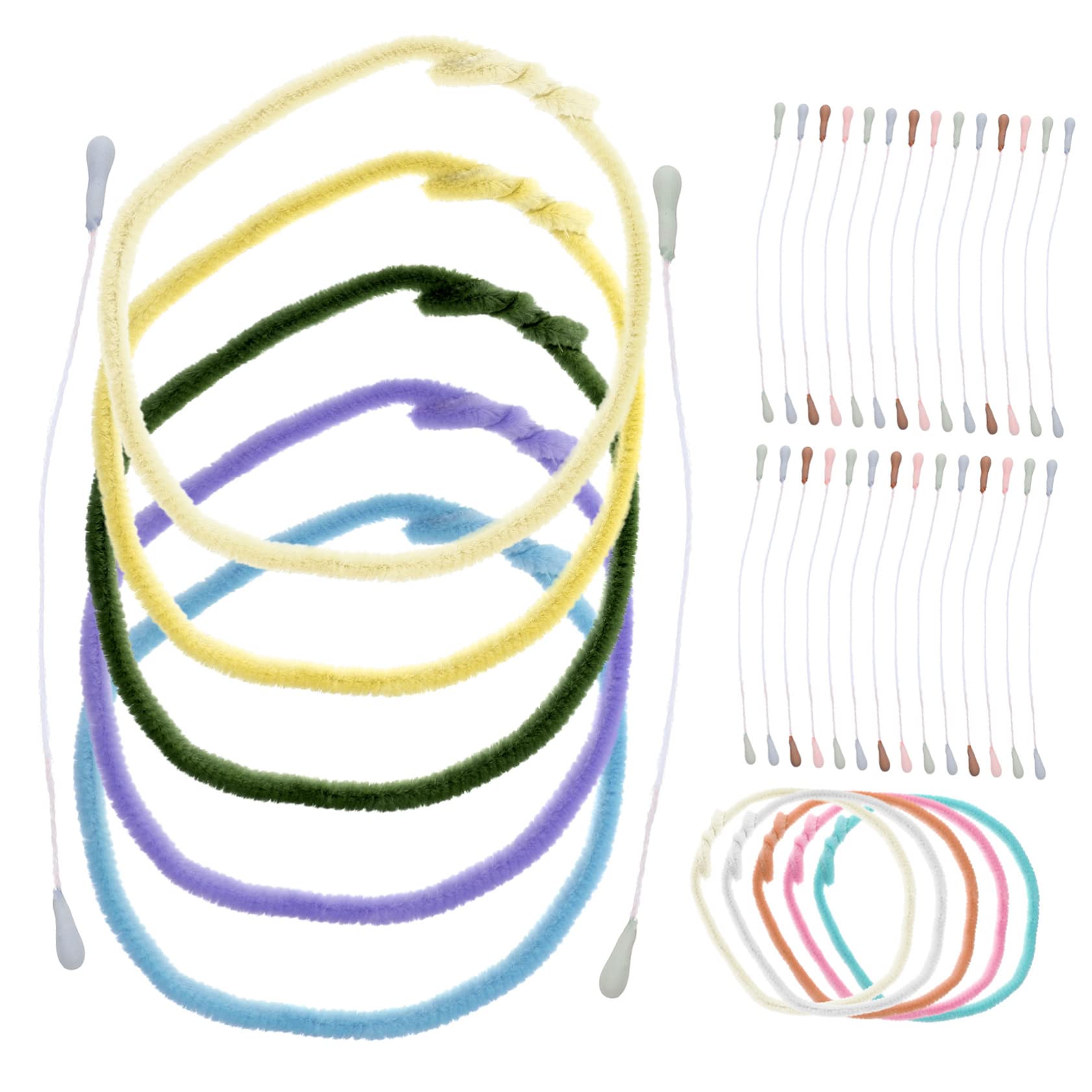 SHINEOFI 50pezzi Scovolini Ciniglia Jumbo Per Lavoretti Creativi Materiale Di Alta Qualità Flessibili Odore Perfetti Per Progetti e Giochi Educativi
