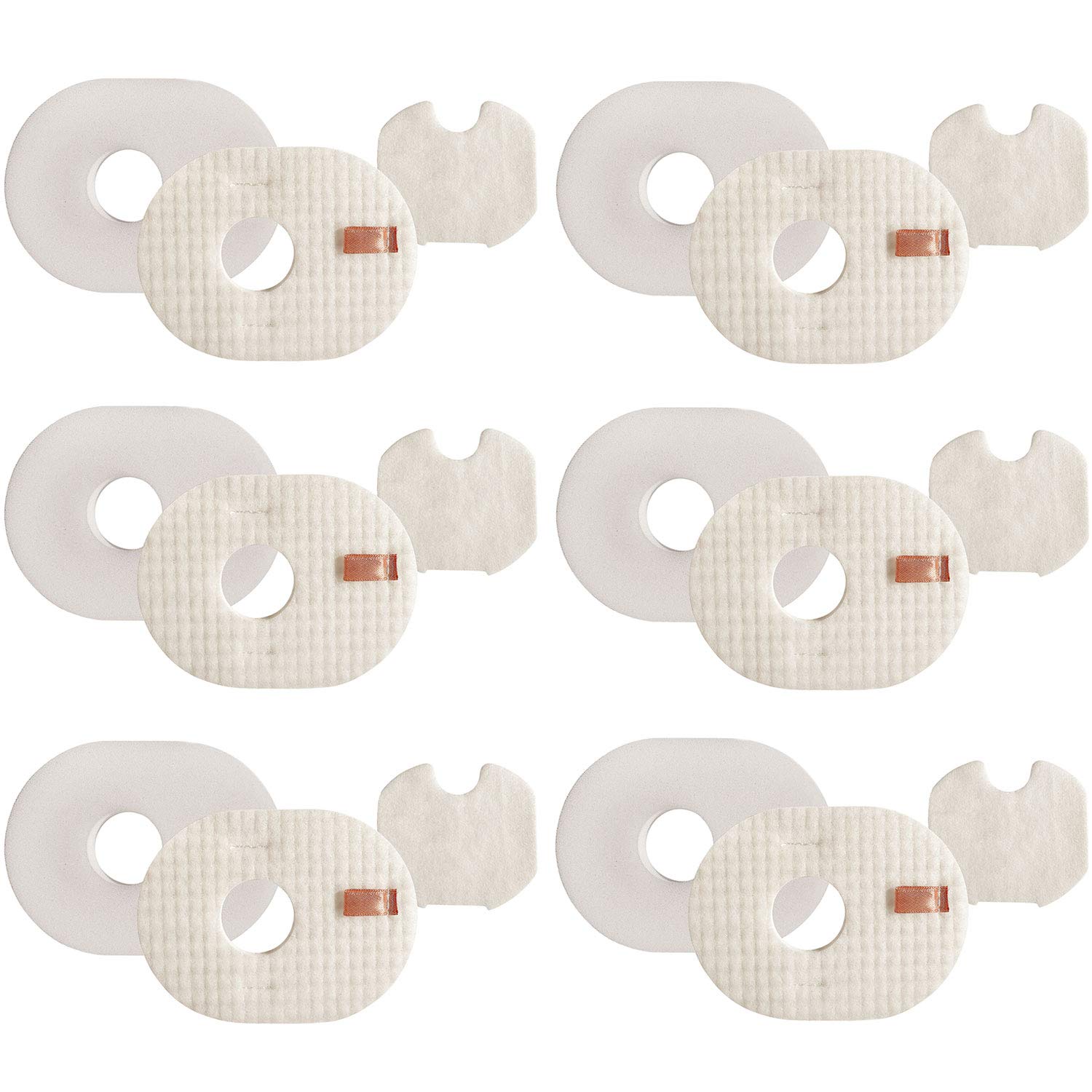 ITidyHome6-Pack Shark Rocket Vacuum Filter Replacement for HV300 HV301 HV300W HV302 HV305 HV310 UV450 Foam & Felt Filter Kit Replacement Parts # XFFV300