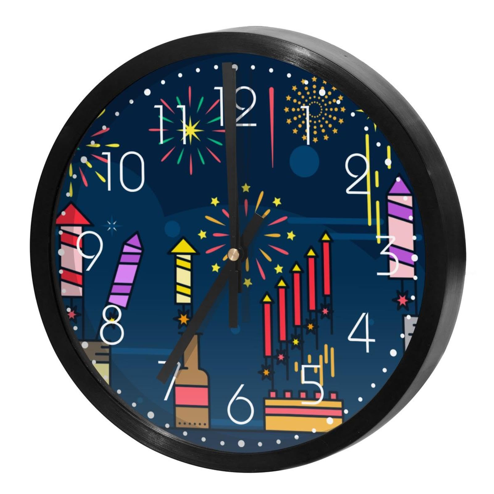Horloge murale silencieuse mécanisme quartz à piles pour école