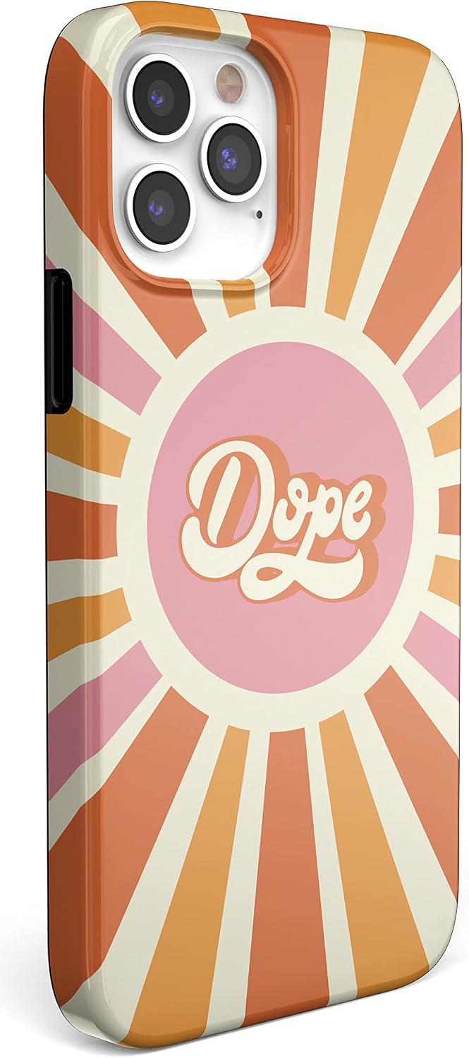 Casely iPhone 11 Pro Max Case | You're Dope | Retro Colorblock | Classic Ultra Slim Design