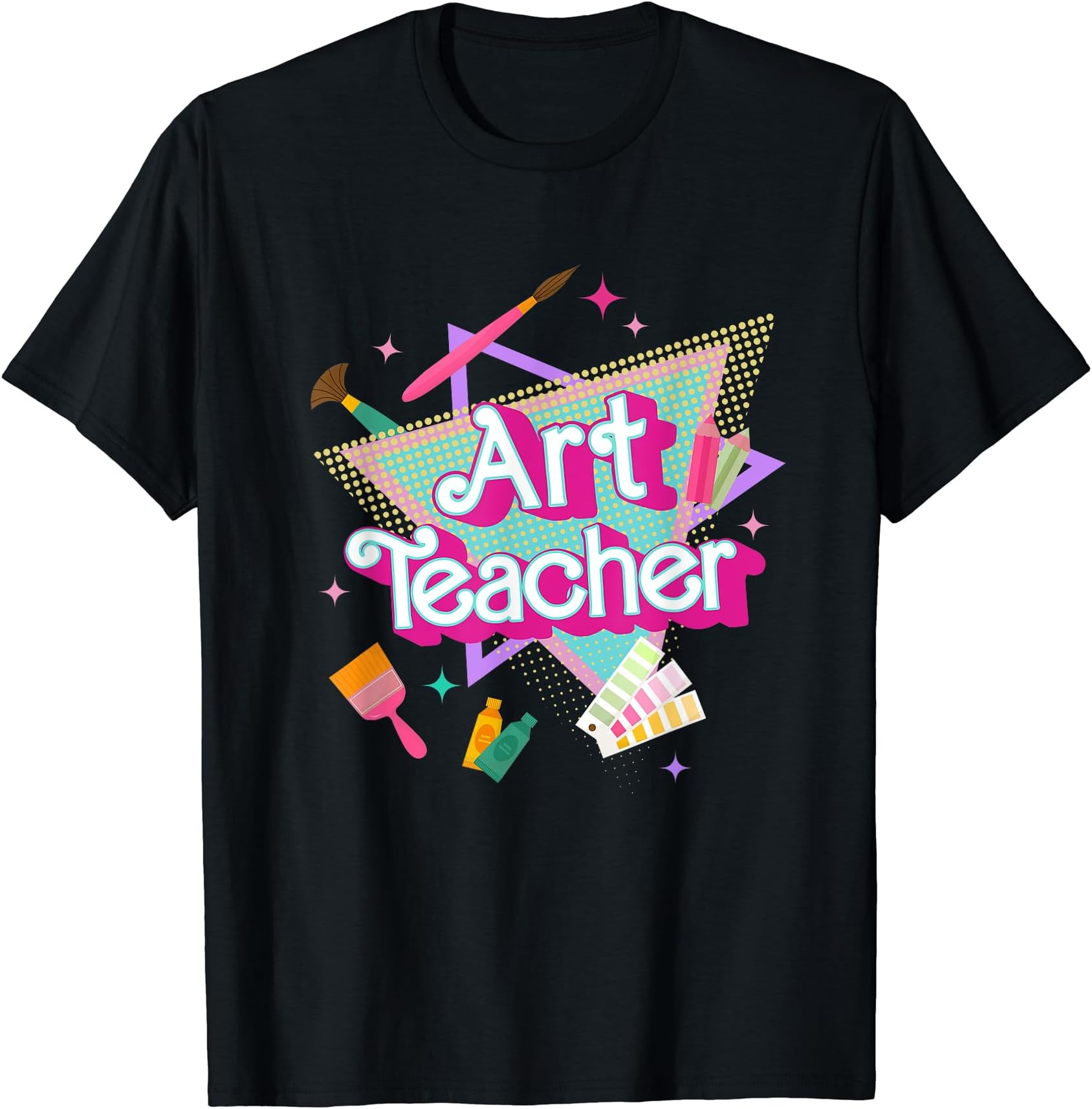 Art teacher back to schoolArt Teacher Art Therapist Hooray It's Art Day Back To School Men Women T-ShirtOEKO-TEX STANDARD 100