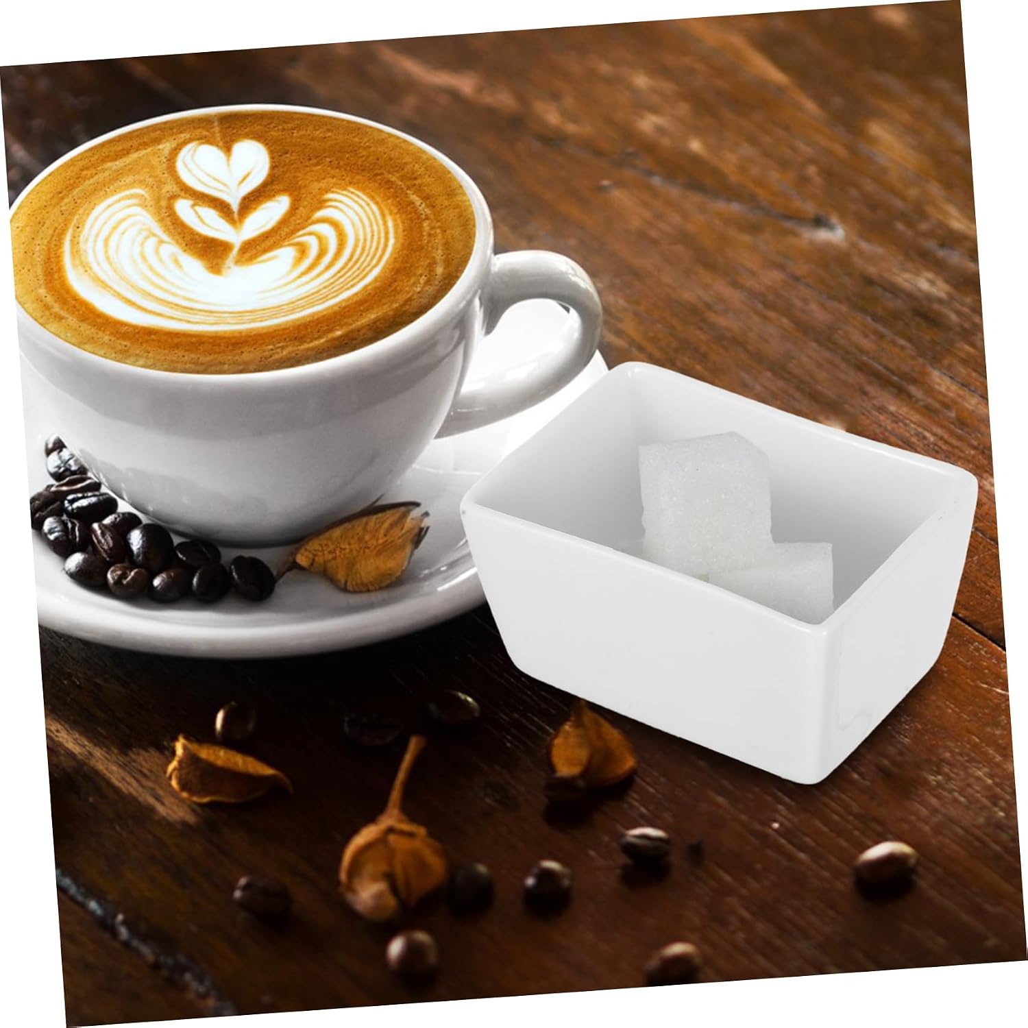 IMIKEYA 2pcs Multipurpose Ceramic Sugar Bowl Airtight Canister for Coffee Tea Candy Storage Farmhouse Style Easy to Clean