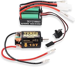 Brushed Motor ESC Combo, 540 Brushed Motor with 65A Brushed ESC for Axial Complete Motors for Scx10 90046 RC Car Motor Electric Motors & Parts