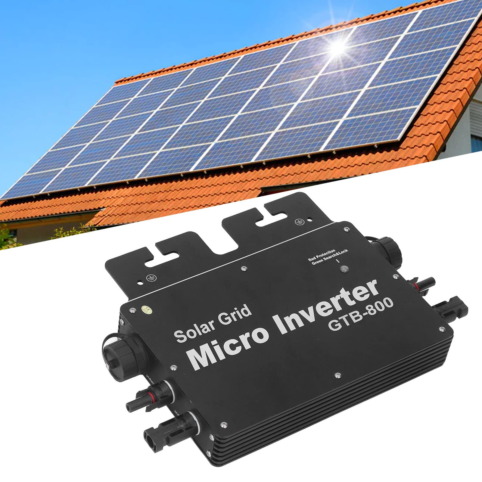 800W グリッドタイインバーター、防水 IP65 ソーラーグリッドタイ