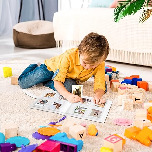 Miniatura 6 de Mini álbum de fotos de 128 bolsillos para cámara Fujifilm Instax Mini, Polaroid Snap, Z2300, cámaras instantáneas SocialMatic e impresora