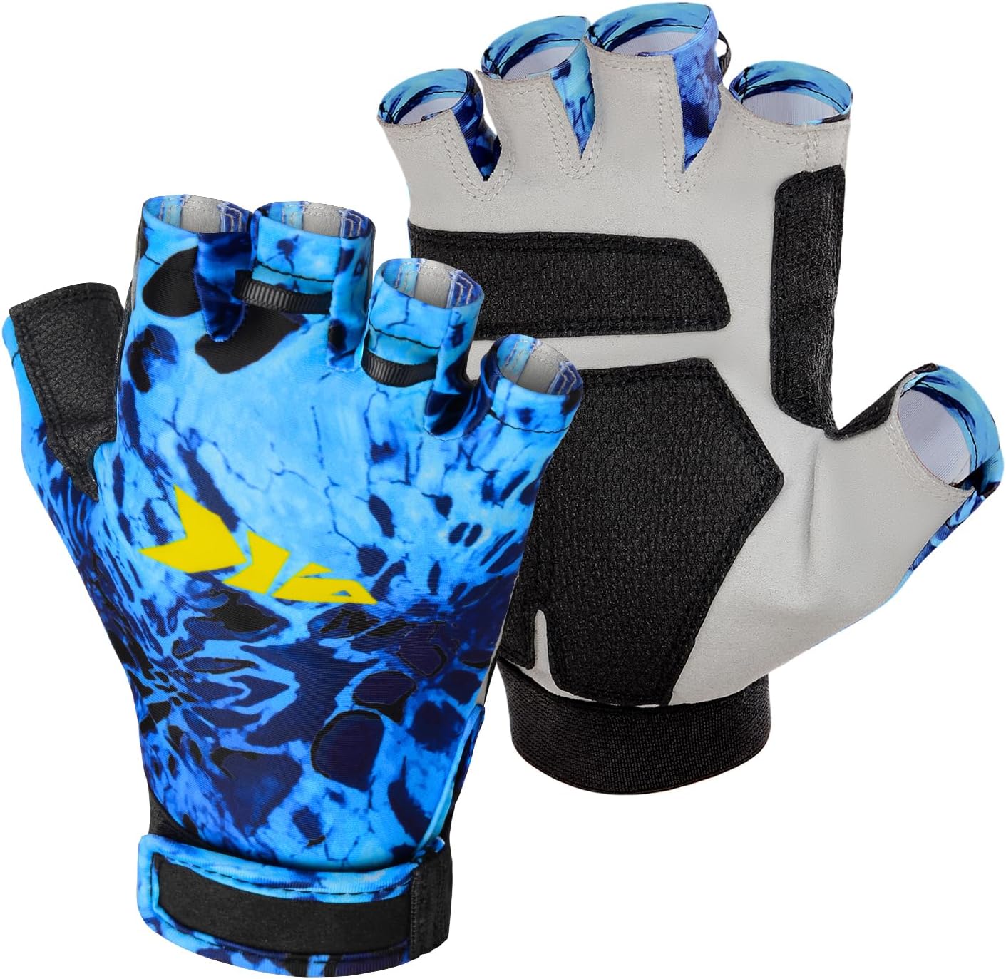 KastKing Gill Raker Gloves UPF50+ Fishing Gloves with UV Protection for Men or Women - Fishing, Outdoor, Kayaking, Rowing, Sailing, Canoeing, Hiking, Biking