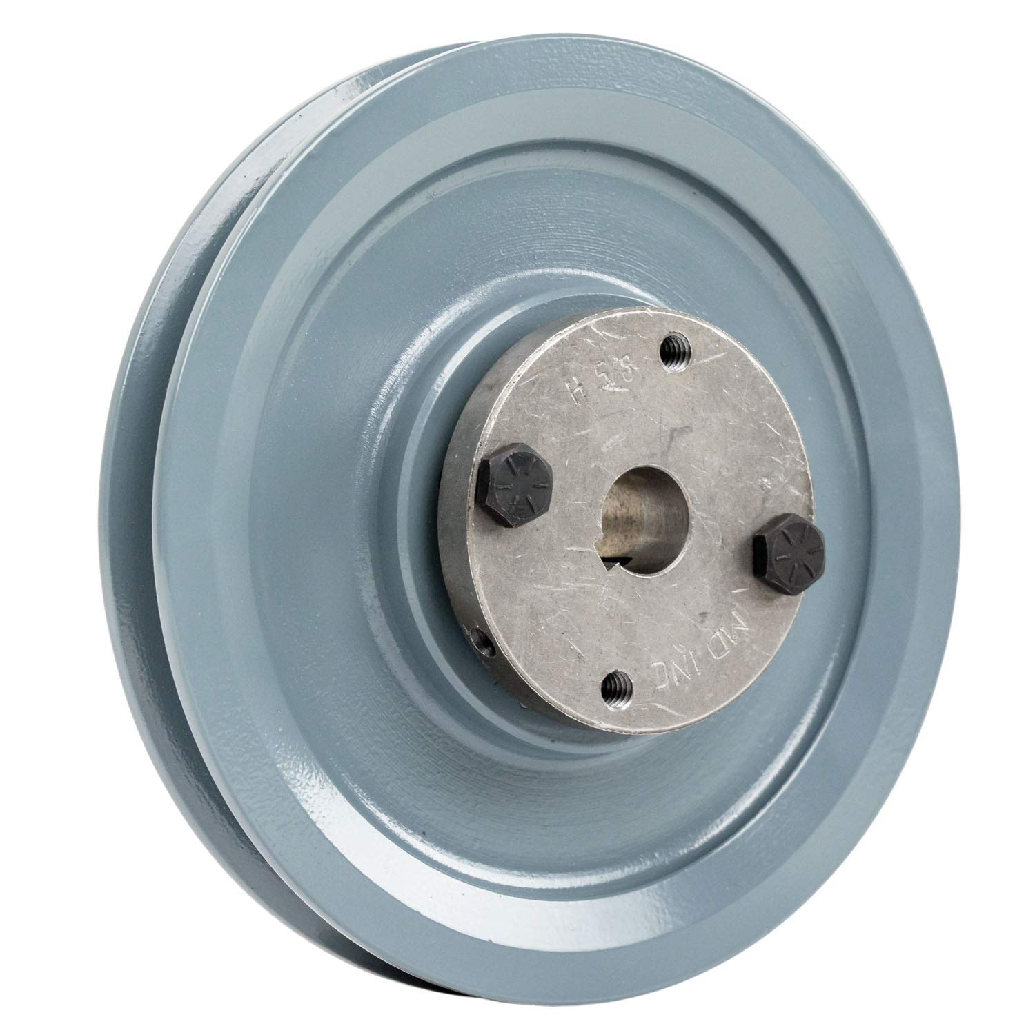 Cast Iron 5.75" Single Groove Pulley for Belt A Section 4L with 5/8" Sheave Bushing AK59H