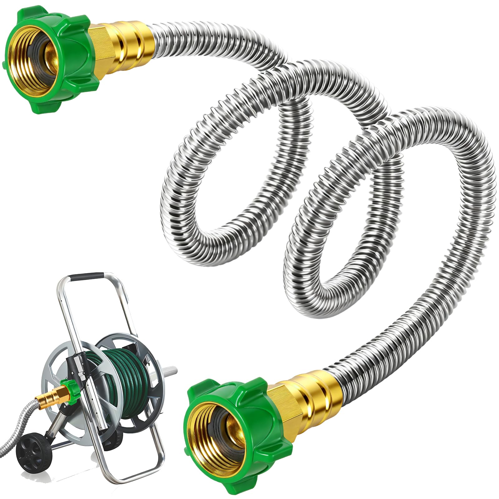 PJT Female to Female Short Garden Leader Hose 4FT
