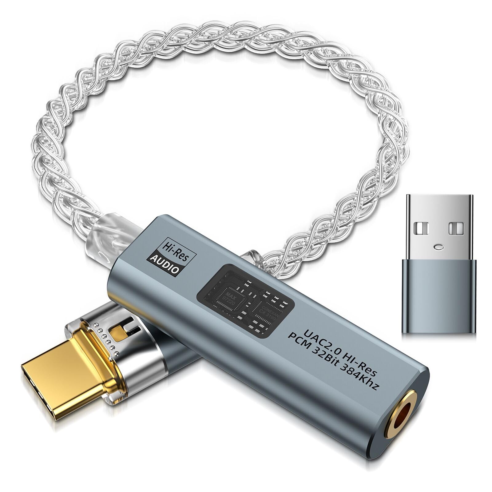 閲覧用 Amazon.co.jp: USB C - 3.5mm オーディオアダプター デュアルDACチップ
