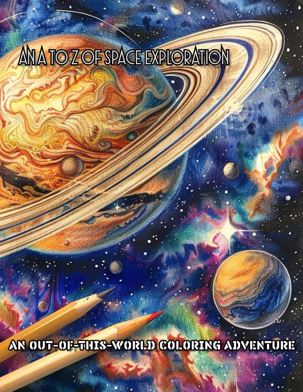 A to Z of Space Exploration Colouring Book:: An Out-of-this-World Coloring Adventure