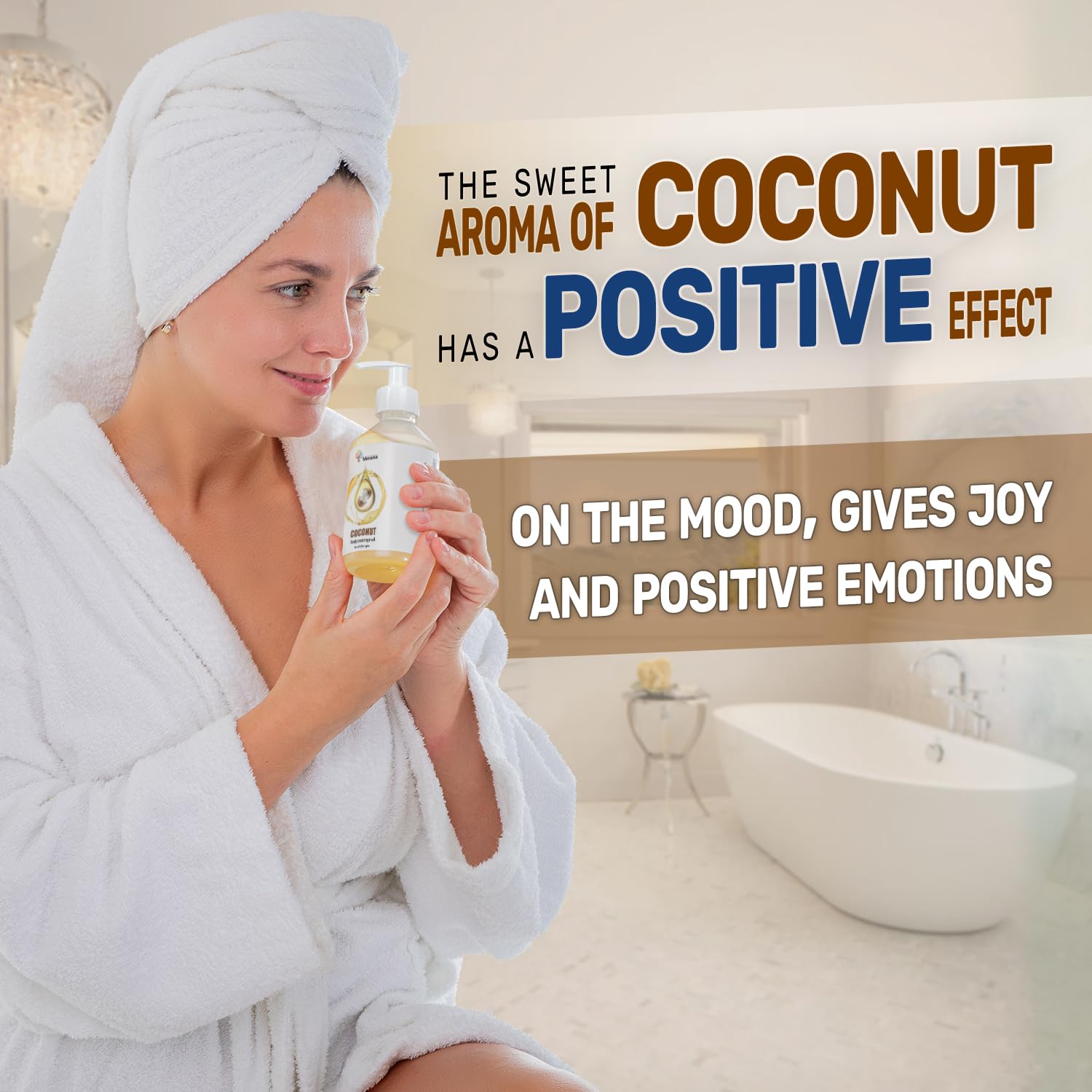 Verana Olio per Massaggio corpo Сocco, Naturale, Senza OGM, Massaggio Ringiovanente e Rivitalizzante, Rilassante, dà Emozioni Positive, Aromaterapia (5L)