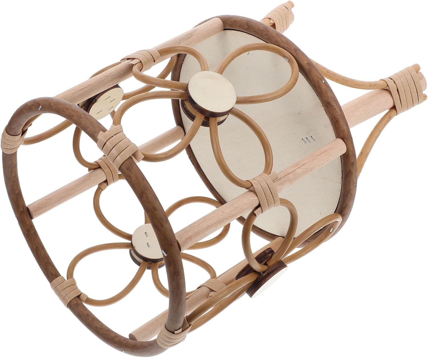 Unique Rattan Plant Stand Greenery Decor Flower Pot Holder for Outdoor Indoor Boho Style Flower Stands for Plants Decorative Planter Display Rack