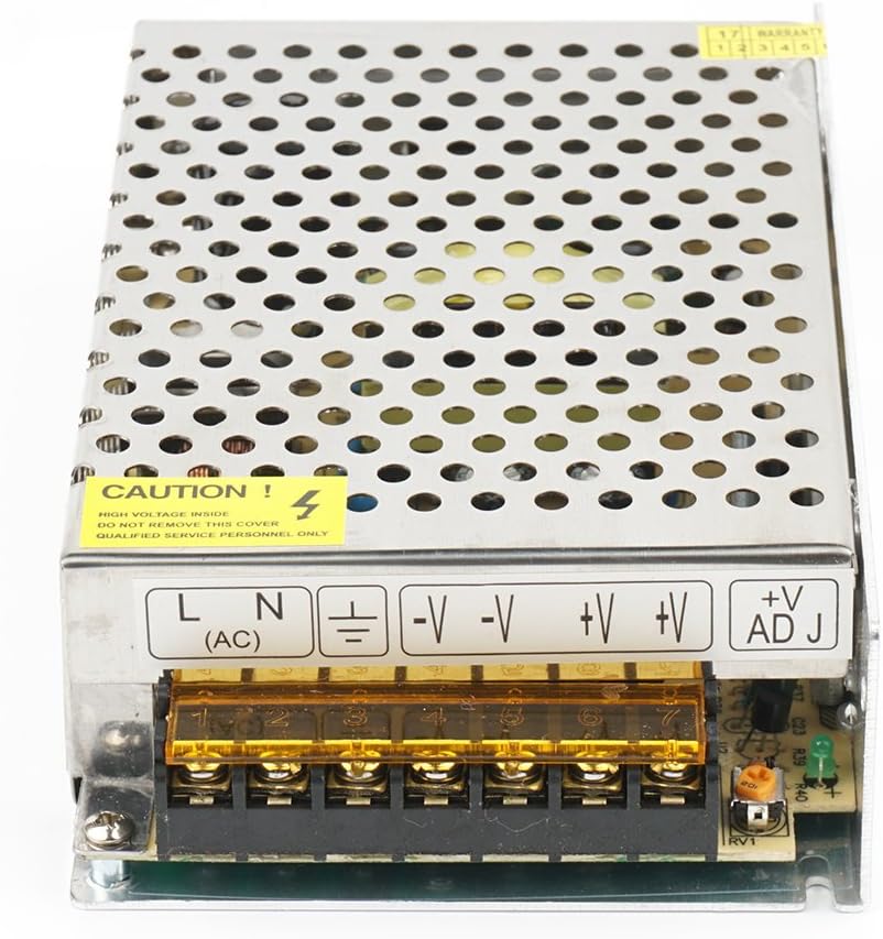 12V 10A Fuente de Alimentación Conmutada,120W Transformador Convertidor para Tira LED, CCTV, Radio,Impresoras 3D,Proyecto de Computadora