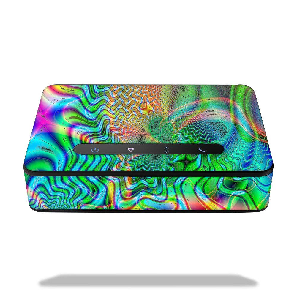MightySkins Skin Compatible with Amazon Echo Connect - Psychedelic | Protective, Durable, and Unique Vinyl Decal wrap Cover | Easy to Apply, Remove, and Change Styles | Made in The USA
