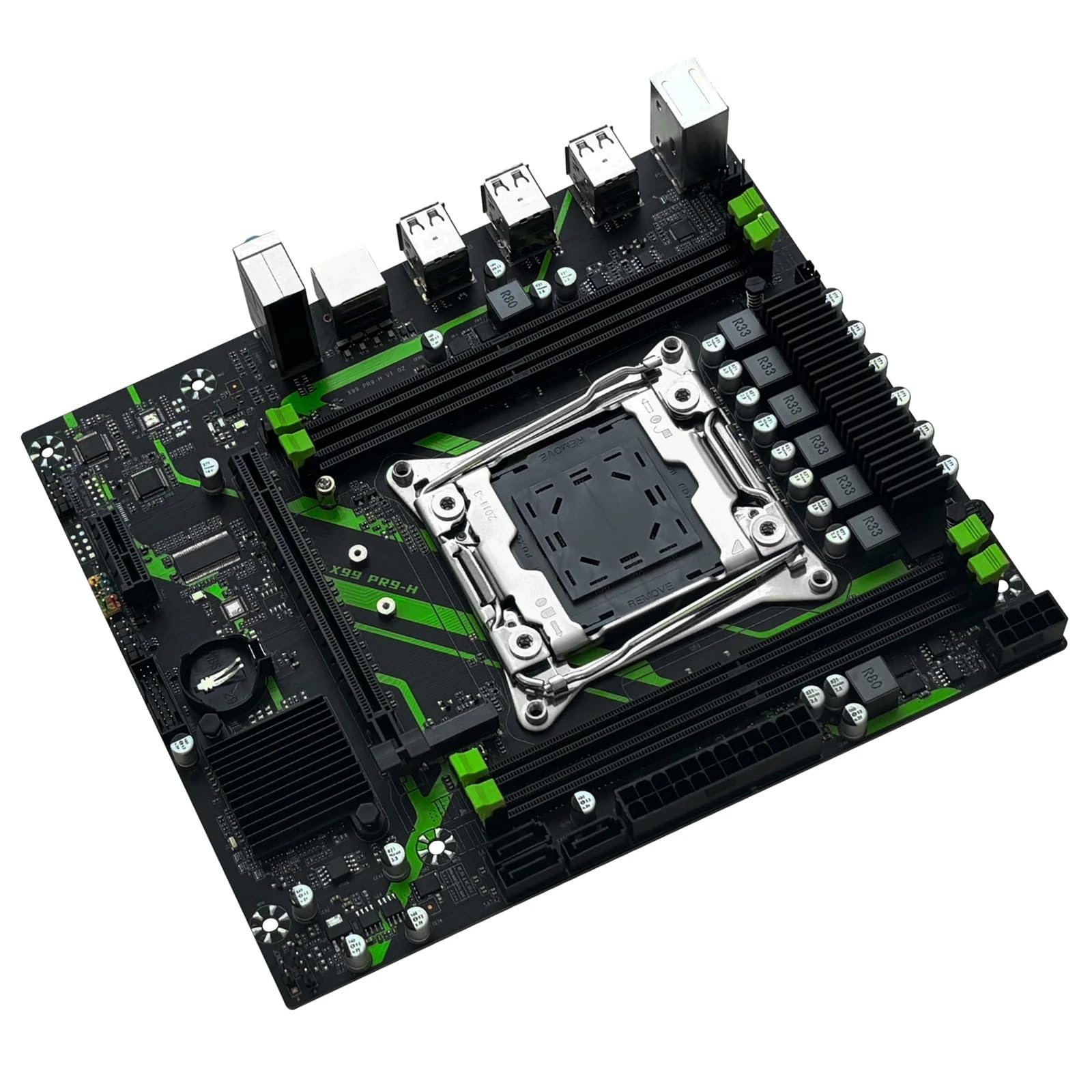 Compatible con MAQUINISTA X99 PR9-H Combo, E5 2650 | El kit incluye placa LGA2011-3, Xeon E5 2650 V4, 16 GB DDR4, NVMe M.2 y SATA.(Motherboards)
