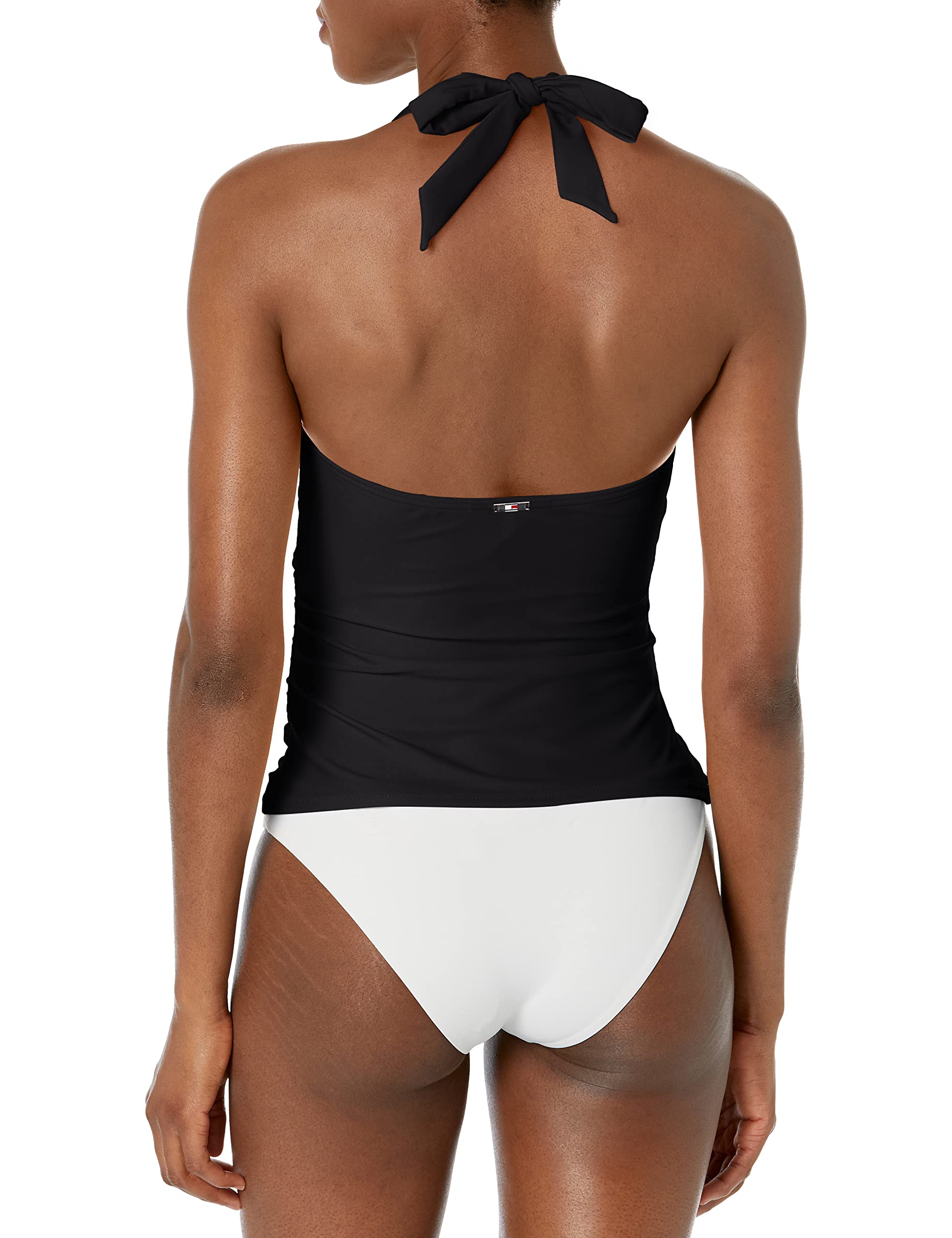 Tommy Hilfiger Halter Top Sujetador de Tankini para Mujer