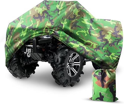 Miniatura 1 de 190T - Funda impermeable para cuatrimoto, ATV y ATC, color negro, 3XL, camuflaje
