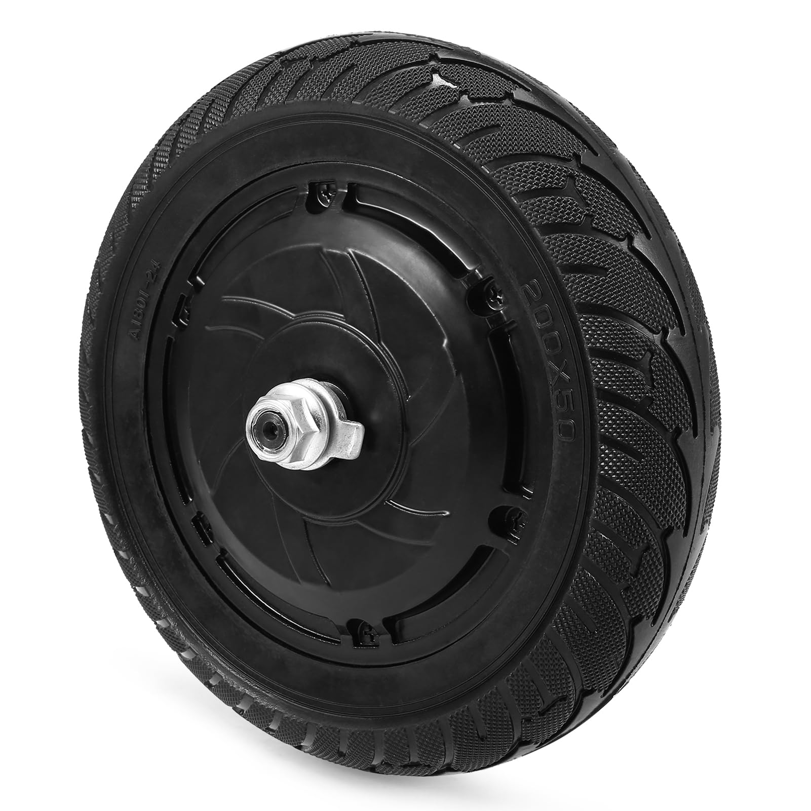 HUIOP Pneu d'Entraînement de Moteur de Roue Avant Solide 350W pour S1 - Scooter Électrique