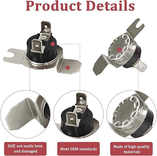 Miniatura 3 de WE4M137 Termostato Hi-Limit para secador GE