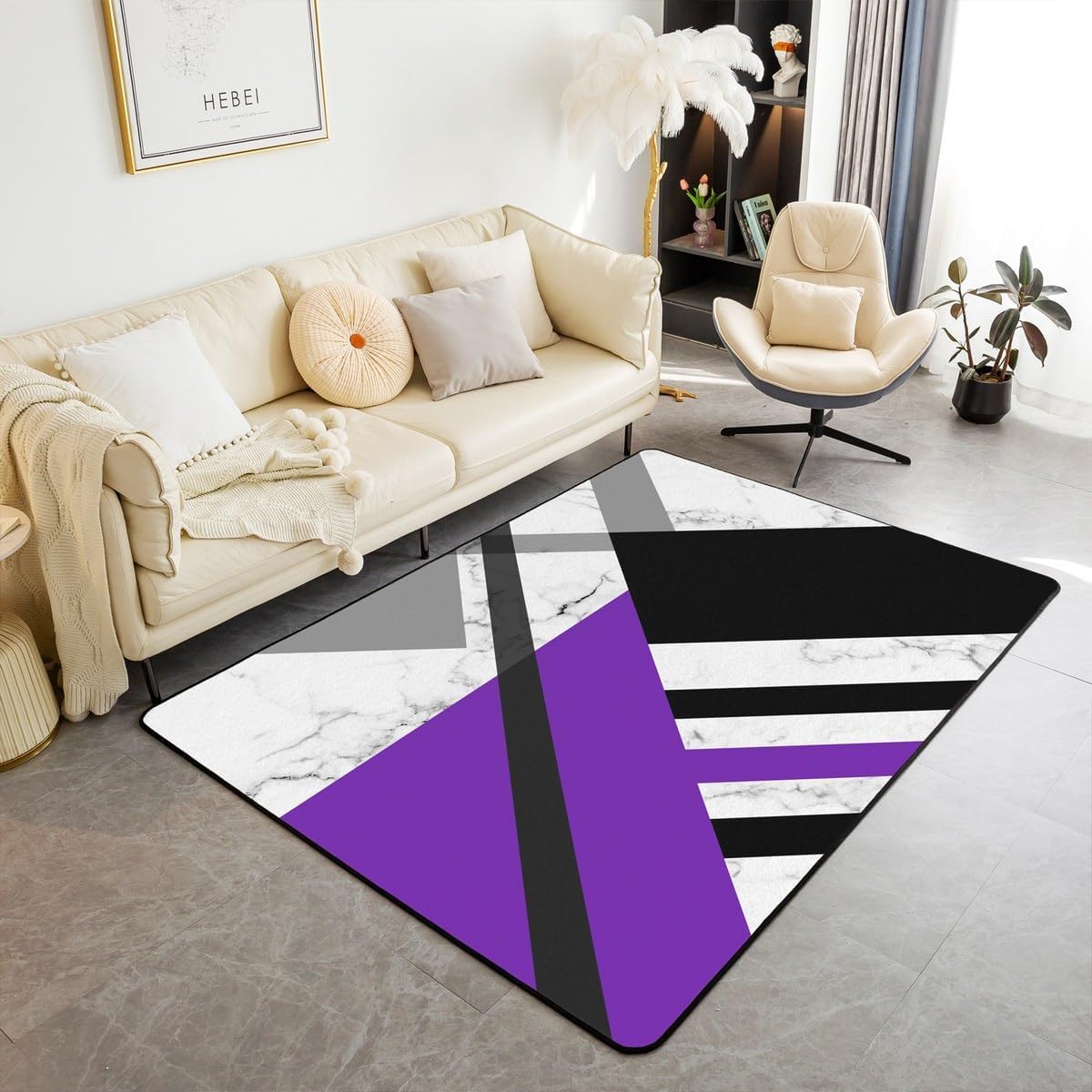 Tapis enfant 180 X 280 cm grand tapis de chambre motif 3D