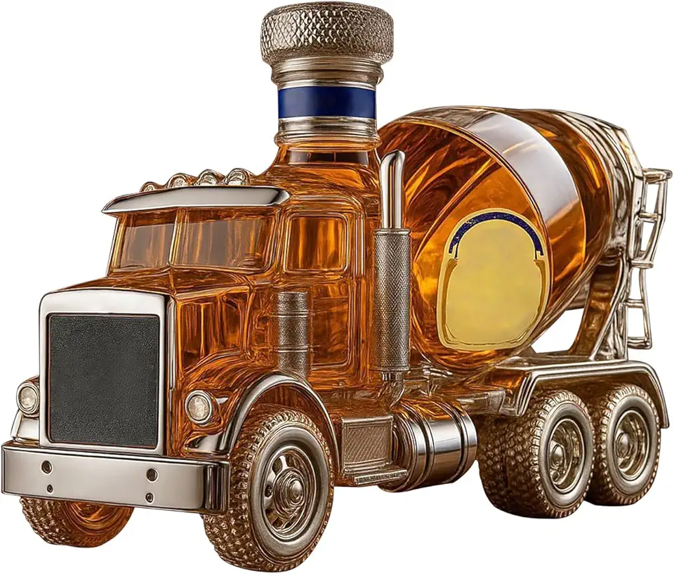 Lastbilsformad whiskykaraff