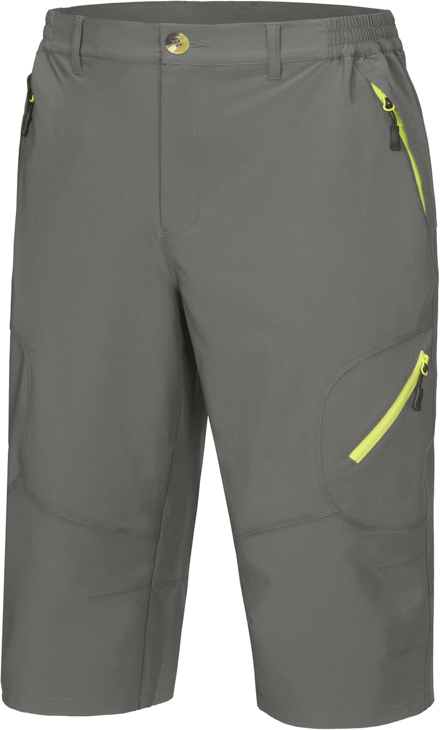 Little Donkey Andy Men’s Sun Protection Capri Shorts UPF50+, Quick-Dry Performance 3/4 Hiking Pants Ripstop