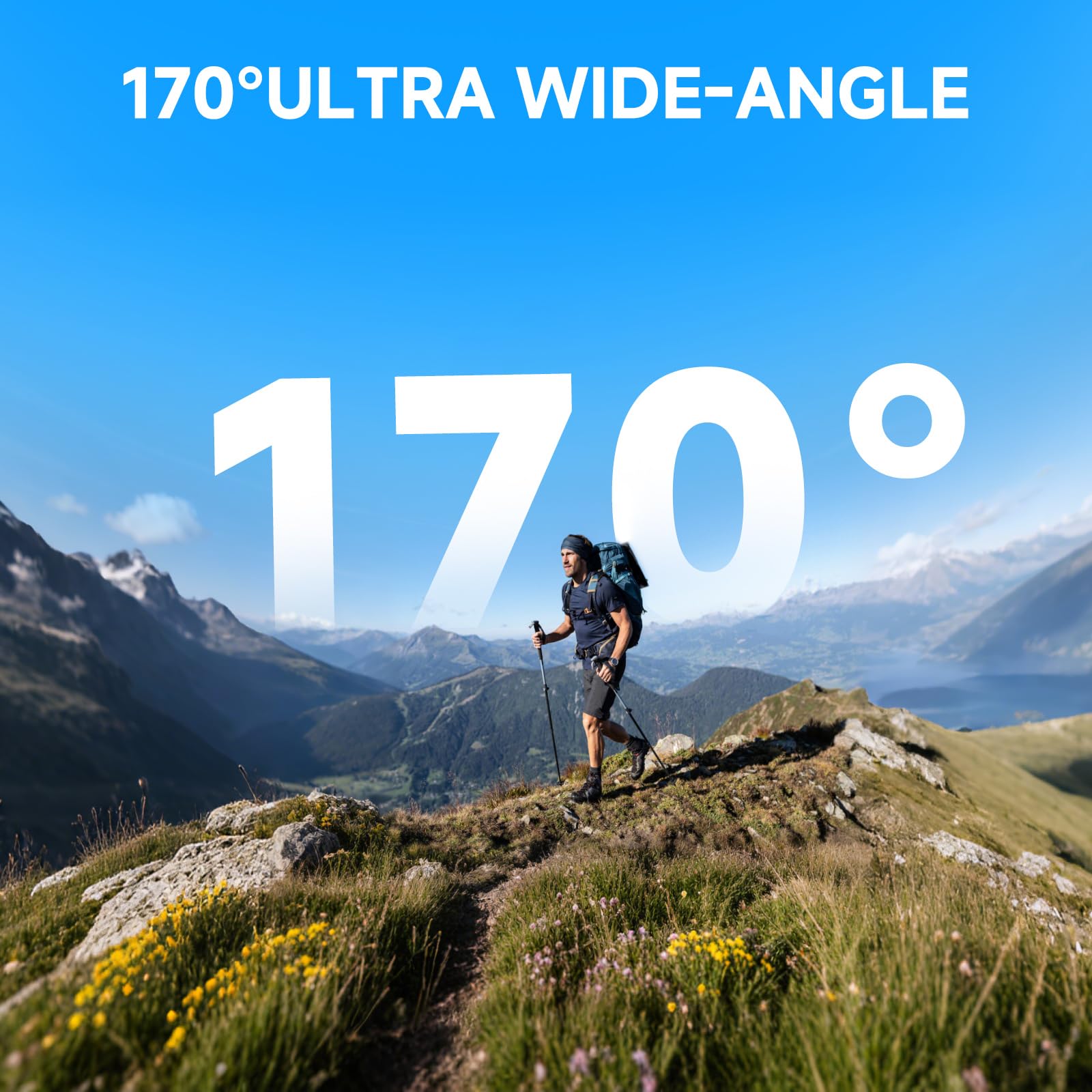 SJCAM SJ4K Cámara Deportiva 4K,40MP Camara de Acción 32G Tarjeta,170°Gran Angular,Estabilización EIS,Cámara Subacuática 30M con 2 Baterías y Accesorios Kit