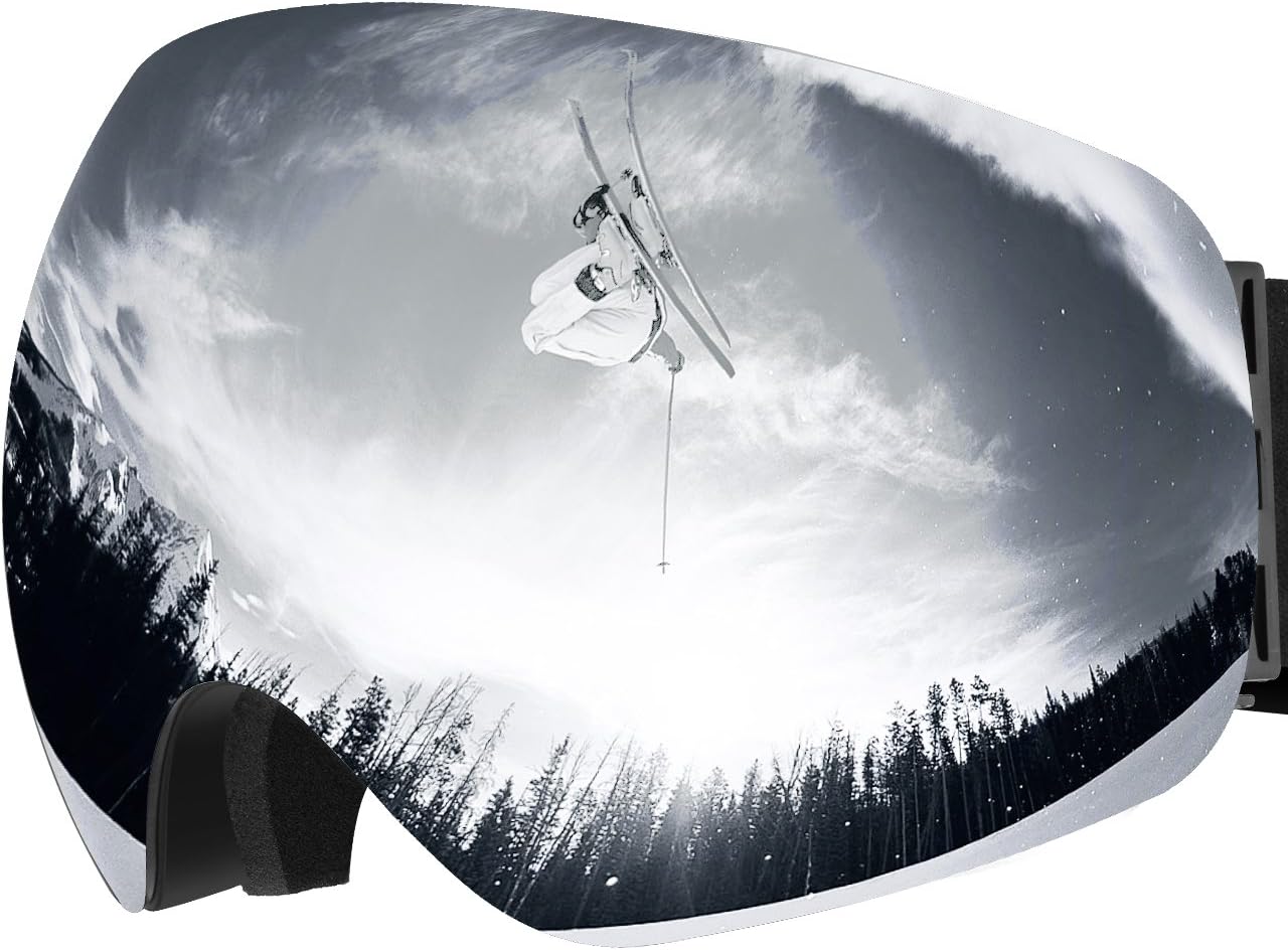 occhiali da neve per le donne con gli occhiali