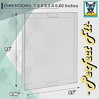 Vista 5 de MALKO Paquete de 10 fundas protectoras de videojuegos compatibles con: PS2 WII - WII U Gamecube Funda estándar para Xbox y DVD Funda